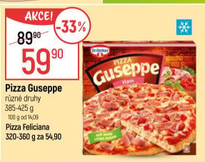Pizza mražená Guseppe Dr. Oetker