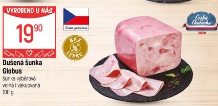 Šunka dušená výběrová Globus