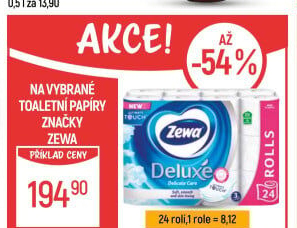 Toaletní papír 3vrstvý Deluxe Zewa