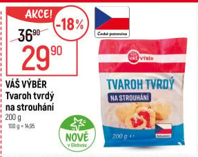 Tvaroh tvrdý na strouhání Váš Výběr
