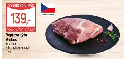 Vepřová kýta bez kosti Globus
