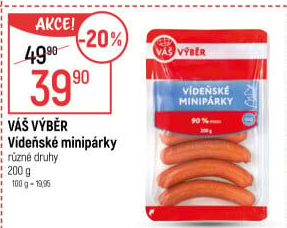Vídeňské minipárky Váš Výběr