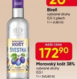 Pálenka Moravský košt Palírna U Zeleného stromu