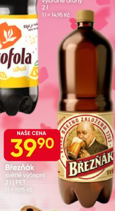 Pivo světlé výčepní 10° Březňák