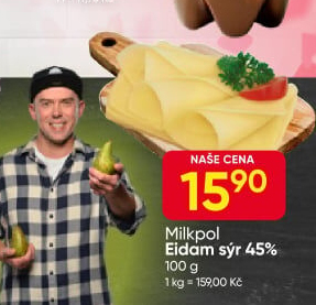 Sýr Eidam 45% Milkpol