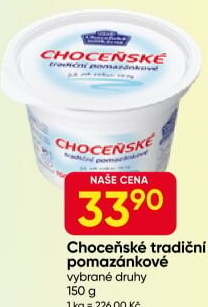 Tradiční pomazánkové Choceňské
