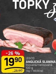 Anglická slanina LE&amp