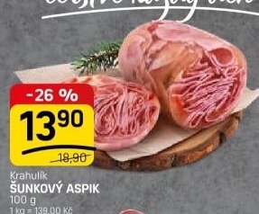 Aspik šunkový Krahulík