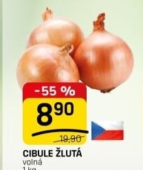 Cibule kuchyňská žlutá