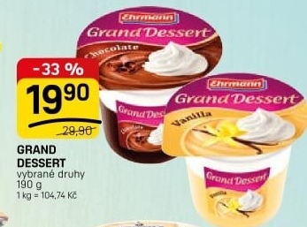 Dezert Grand Dessert Ehrmann