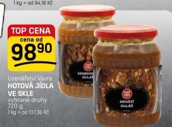 Hotová jídla ve sklenici Dobrý Výběr