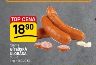 Klobáska bítešská Sláma