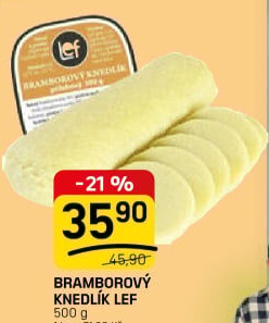 Knedlík bramborový Lef