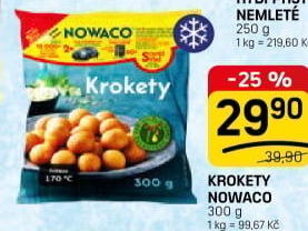 Krokety mražené Nowaco