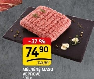 Maso mělněné vepřové