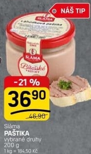 Paštiky Sláma