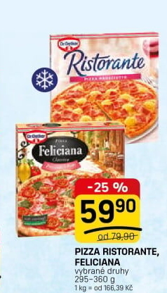Pizza mražená FelicianaDr. Oetker