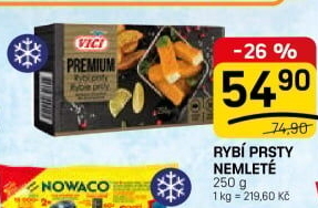 Rybí prsty nemleté mražené Vici Premium