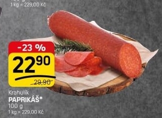 Salám Paprikáš Krahulík