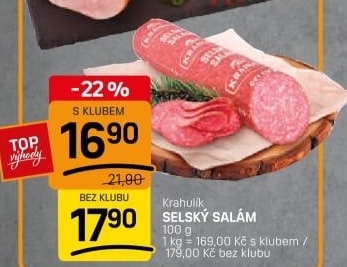 Salám selský Krahulík