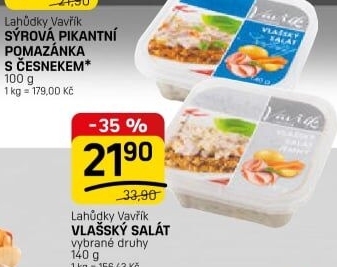 Salát vlašský Lahůdky Vavřík