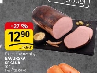 Sekaná bavorskáKostelecké uzeniny