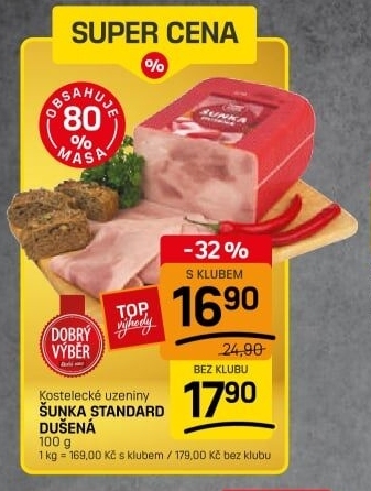 Šunka dušená standard Dobrý Výběr