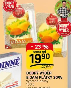 Sýr Eidam 30% Dobrý Výběr