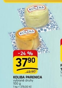 Sýr Parenica Koliba Bystřice pod Hostýnem