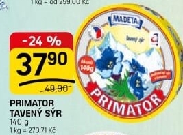 Sýr tavený Primátor Madeta
