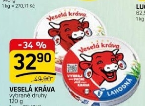 Sýr tavený Veselá kráva