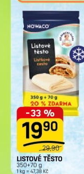 Těsto listové mražené Dobroty babičky Kláry