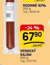 Vesnický salám Krahulík