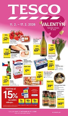akční leták Tesco 11.2.2026-17.2.2026