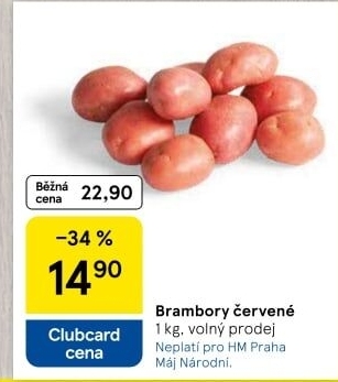 Brambory červené