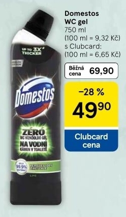 Čistič WC gelový Domestos