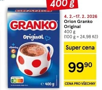 Instantní kakao Granko Orion