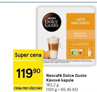 Kapsle Dolce Gusto Nescafé