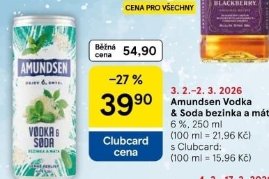 Míchaný nápoj Amundsen vodka &amp