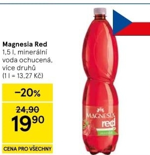 Minerální voda Magnesia Red
