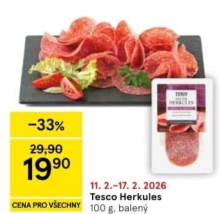 Salám Herkules Tesco