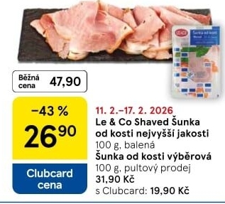 Šunka od kosti výběrová