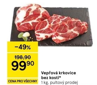 Vepřová krkovice bez kosti