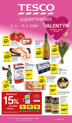 akční leták Tesco 11.2.2026-17.2.2026