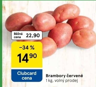 Brambory červené