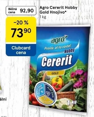 Hnojivo Cererit Hobby Gold Agro