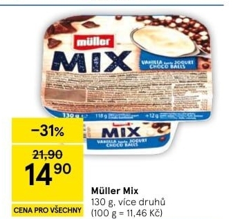 Jogurt Müller Mix