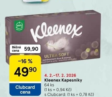 Kapesníčky papírové Kleenex - box
