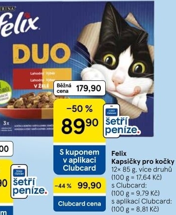 Kapsičky pro kočky Felix Purina