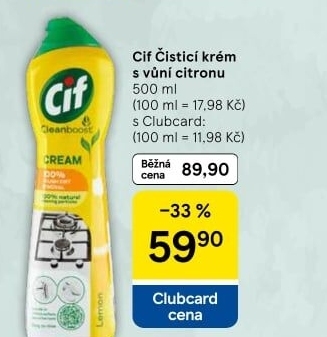 Krémový čistič Cif Cream